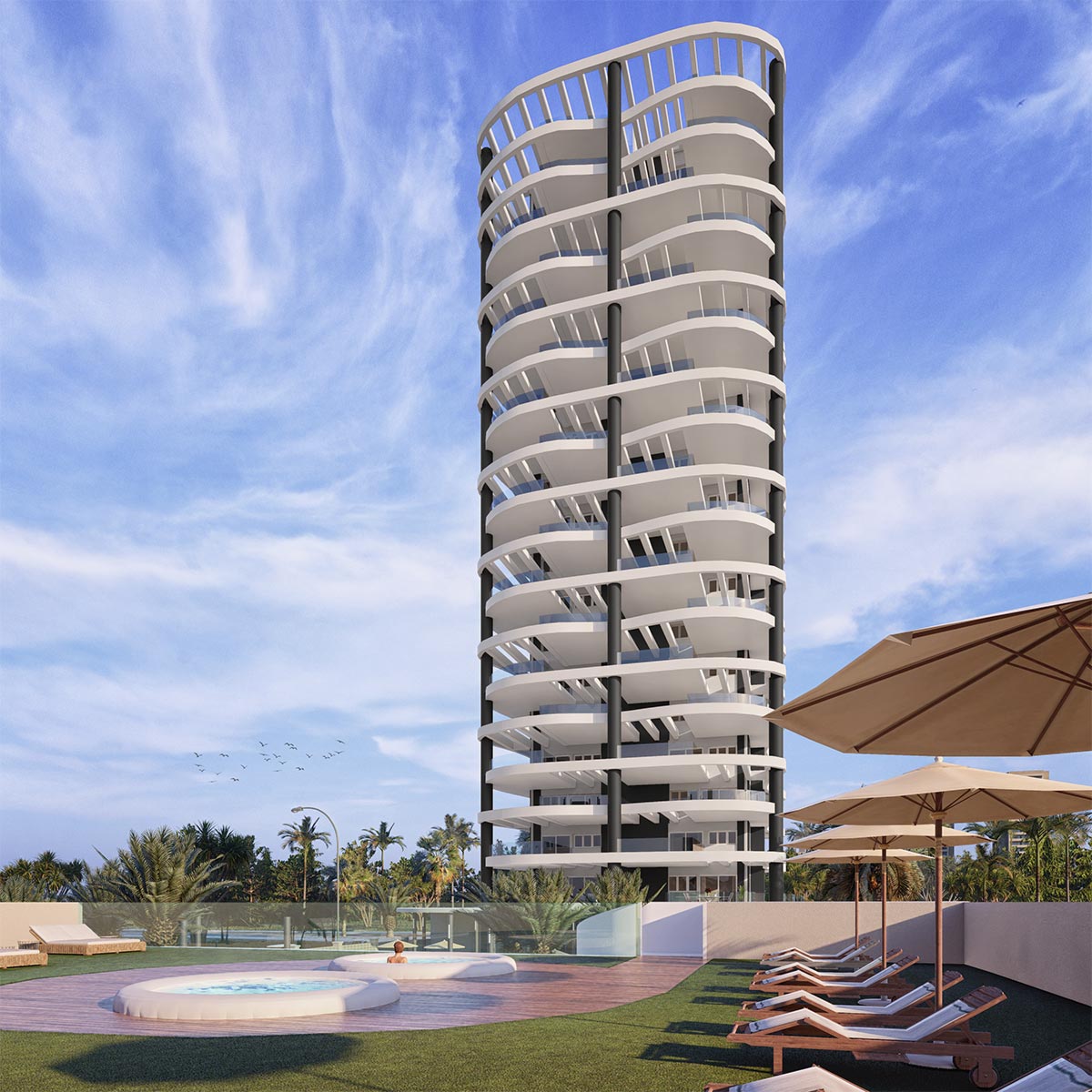 Ático de obra nueva en Calpe