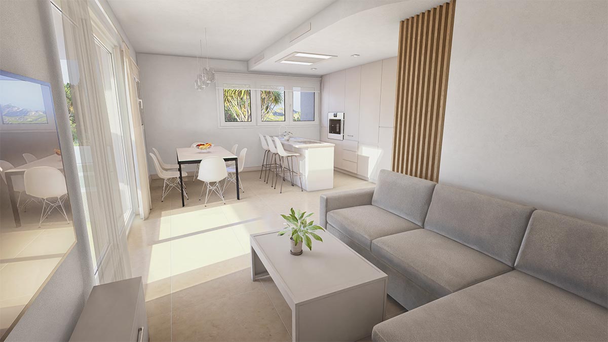 Ático de obra nueva en Calpe