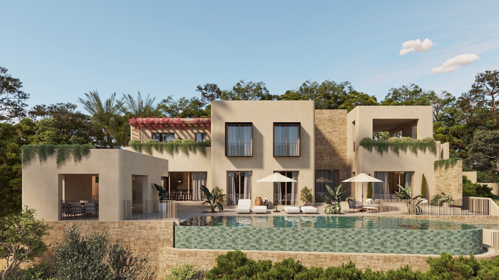 Villa con vistas panorámicas al mar en Altea Hills